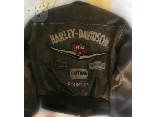 PoulaTo: Δερμάτινο Harley Daytona